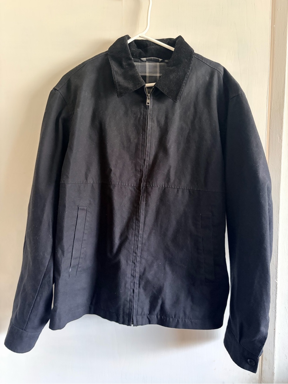 Uniqlo Black Lightweight Zip Shirt Jacket